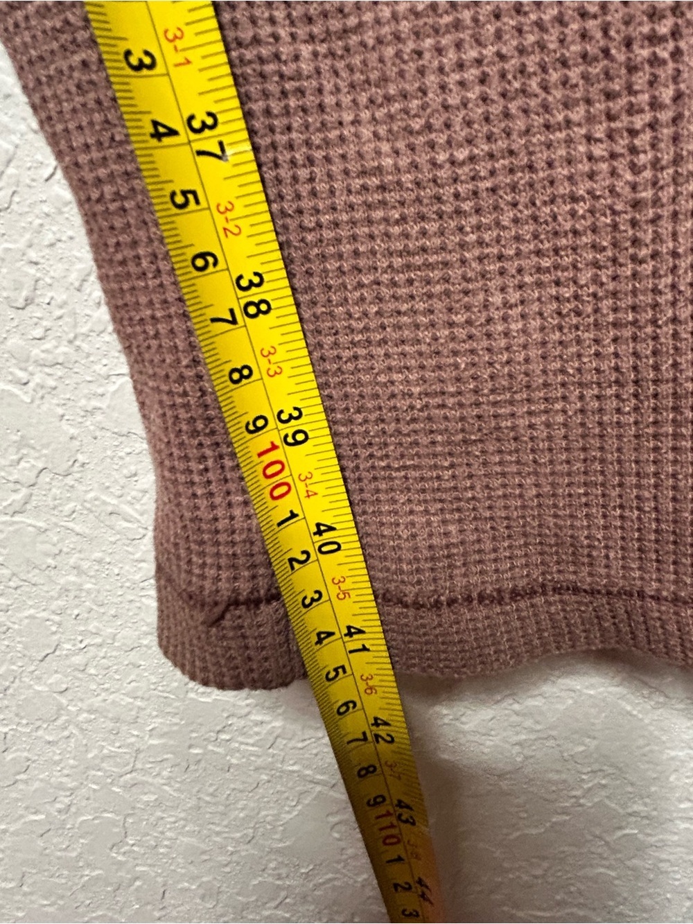 SKIMS Cozy Waffle Knit Lounge Pants Mocha Brown XS - Picture 9 of 11